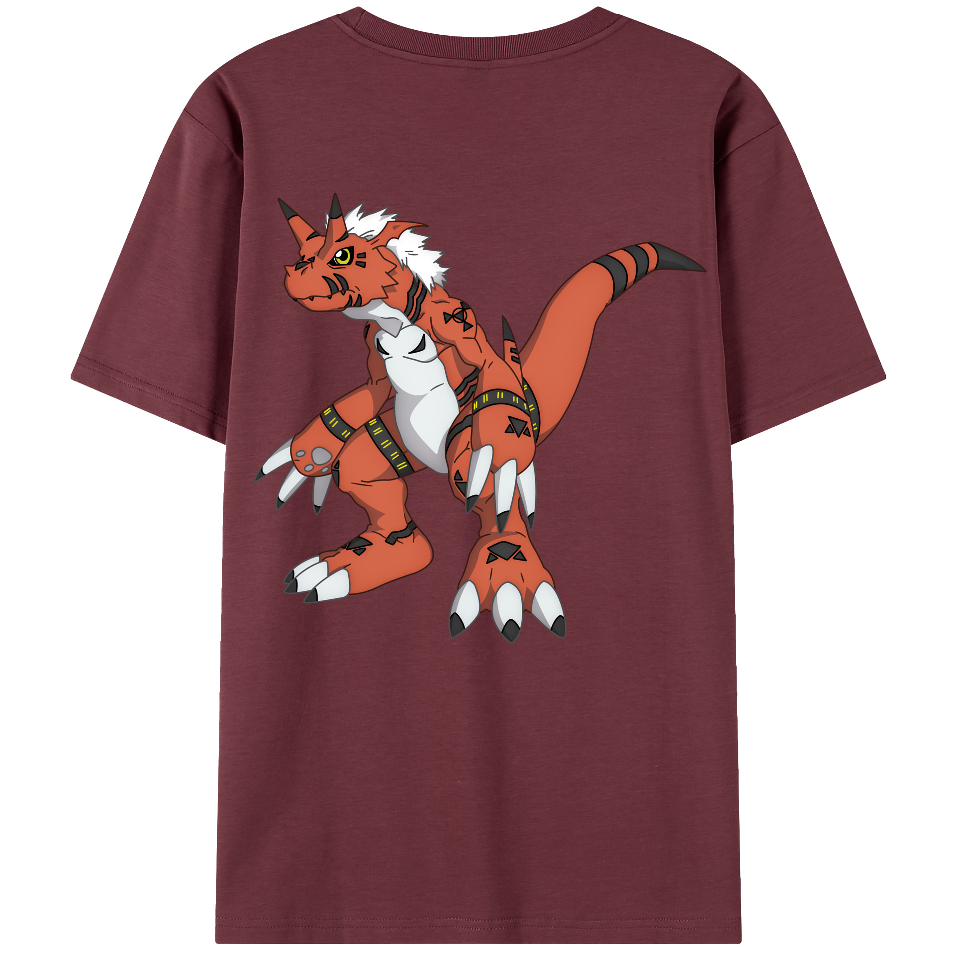 （画像用） Digimon デジタルモンスター/デジモン 綿100％半袖Tシャツ（背面プリント）